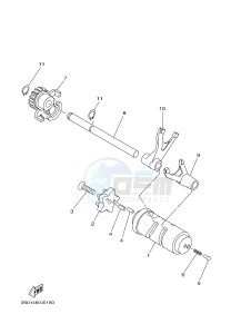 T110C (40BB) drawing SHIFT CAM & FORK