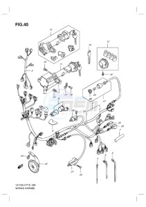 UH125G BURGMAN EU drawing WIRING HARNESS