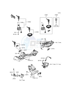 NINJA_250SL BX250AFSA XX (EU ME A(FRICA) drawing Ignition Switch