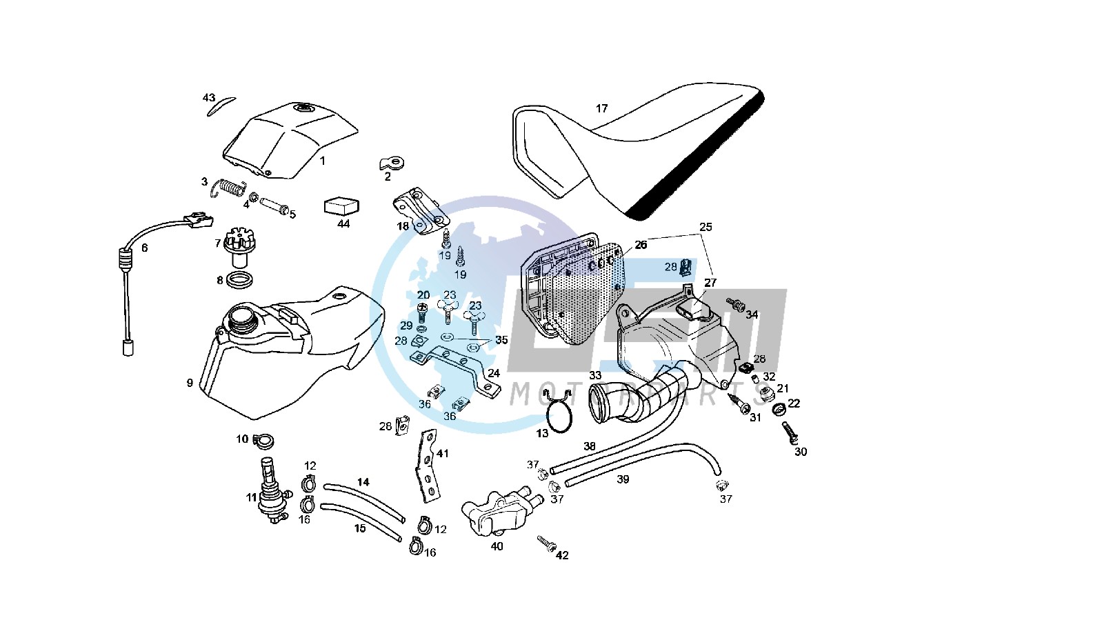 FUEL TANK - SEAT