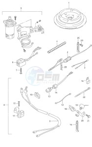 DF 9.9 drawing Starting Motor