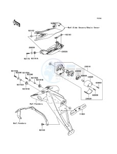 Z1000_ABS ZR1000C9F FR GB XX (EU ME A(FRICA) drawing Taillight(s)