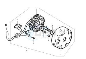 V RAPTOR 650 drawing MAGNETO