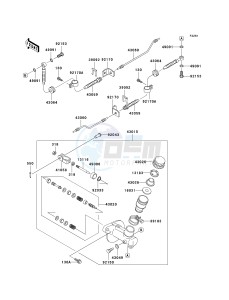 KAF 620 H [MULE 3010 4X4 HARDWOODS GREEN HD] (H6F-H8F) H7F drawing MASTER CYLINDER