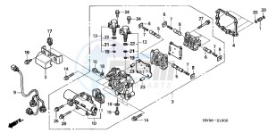 TRX680FAC drawing MAIN VALVE BODY