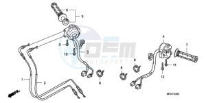 CBF1000S9 Ireland - (EK) drawing SWITCH/CABLE