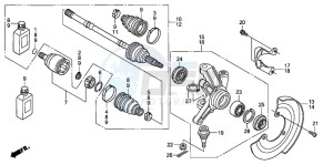 TRX500FPE drawing KNUCKLE