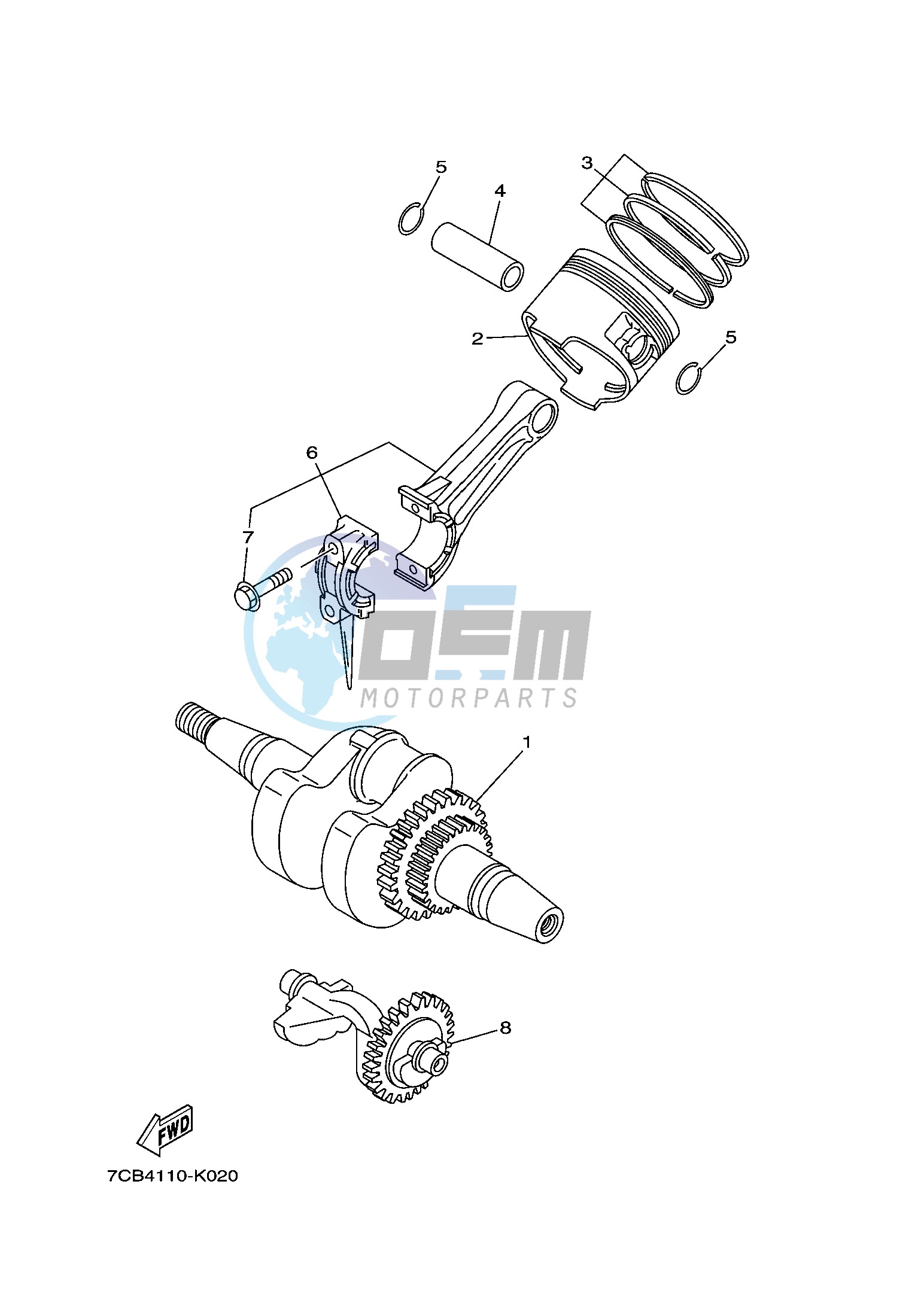 CRANKSHAFT & PISTON