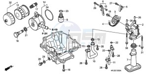 CBR600RAA Europe Direct - (ED / ABS) drawing OIL PAN/OIL PUMP