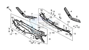 MAXSYM 600 I ABS EXECUTIVE (LX60A3-EU) (E4) (L7-M0) drawing FLOOR PANEL