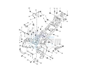 YZF R 125 drawing FRAME