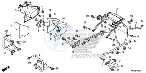 GL1800BD F6B Bagger - GL1800BD UK - (E) drawing ENGINE GUARD