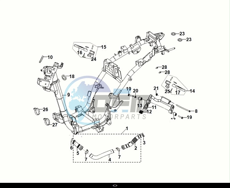 FRAME BODY - ENGINE MOUNT