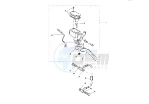 YQ AEROX 50 drawing REAR MASTER CYLINDER