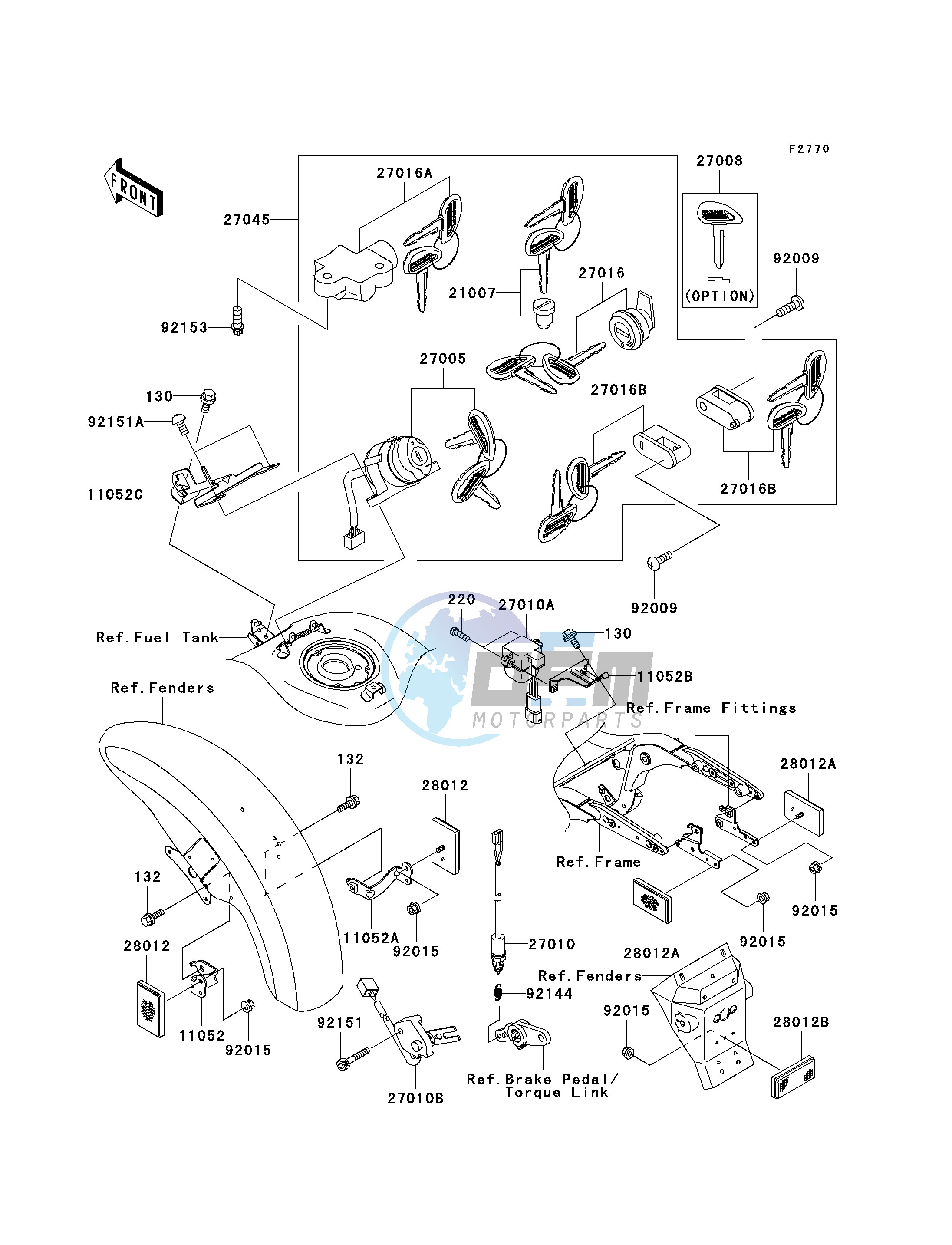 IGNITION SWITCH_LOCKS_REFLECTORS