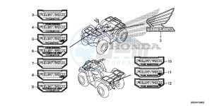 TRX420FM2H Europe Direct - (ED) drawing MARK/EMBLEM