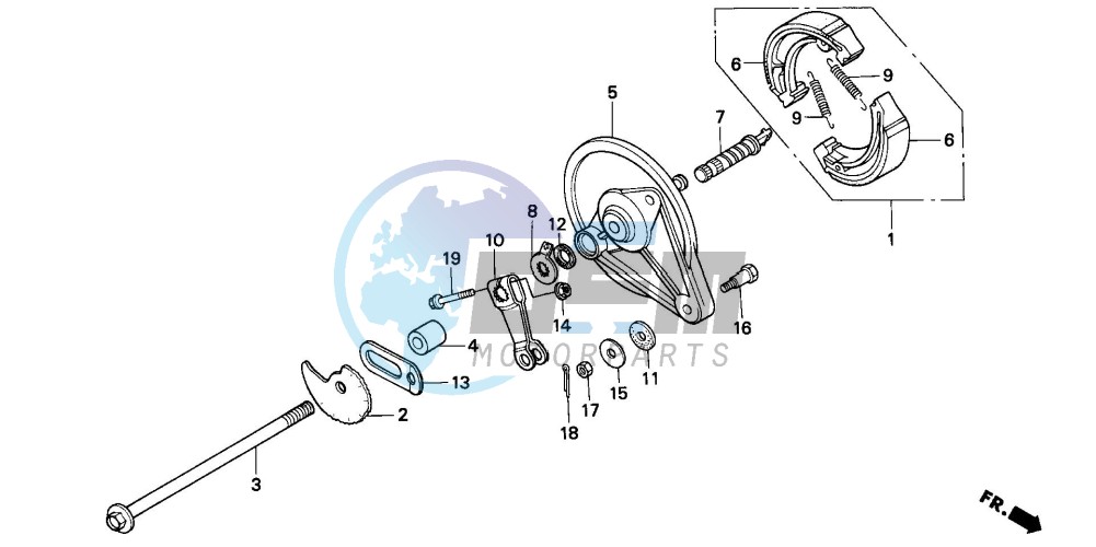 REAR BRAKE PANEL