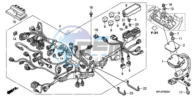 WIRE HARNESS (CBR1000RA)