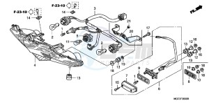 VFR1200FB drawing TAILLIGHT (VFR1200FA/ FB/ FDA/ FDB)