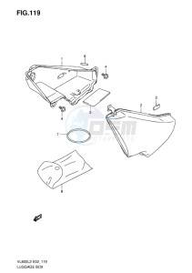 VL800C INTRUDER EU drawing LUGGAGE BOX