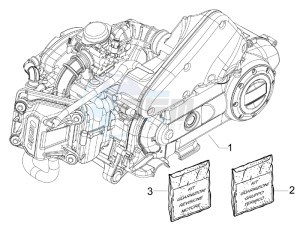 S 50 4T 4V College drawing Engine assembly