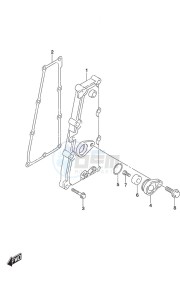 DF 90A drawing Exhaust Cover