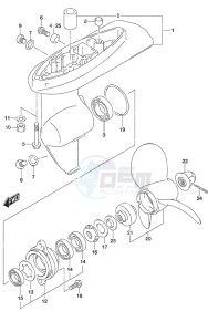 DF 4A drawing Gear Case