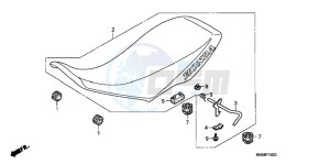 TRX250XC drawing SEAT