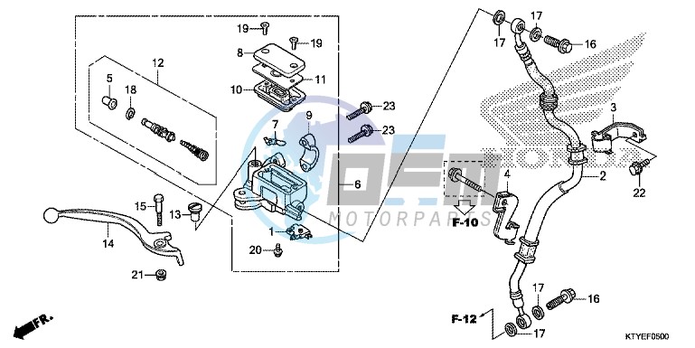 FRONT BRAKE MASTER CYLINDER