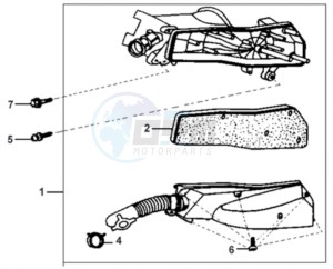 JET EURO X 50 drawing AIRFILTER