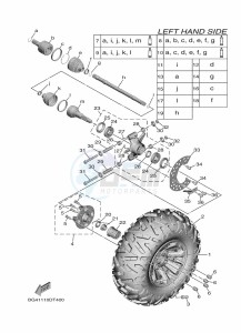 YXE850ENS YXE85WPSK (B8K1) drawing REAR WHEEL