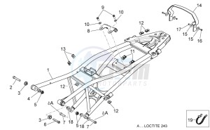 Dorsoduro 750 ABS USA-CND (NAFTA) (CND, USA) drawing Saddle support