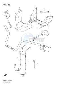 AN400 (E2) Burgman drawing HANDLEBAR (AN400ZAL1 E19)