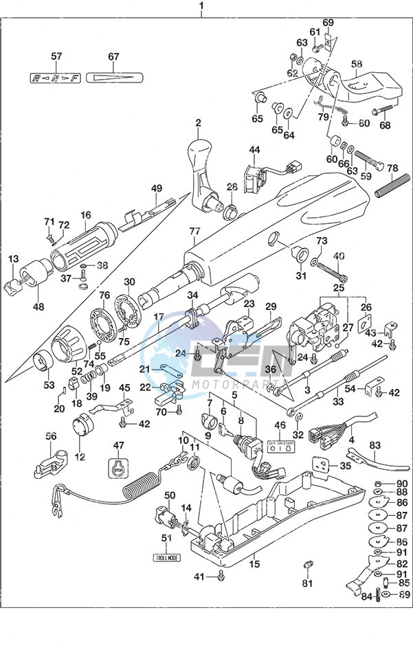 Tiller Handle