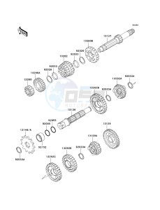 KX 85 A [KX85 MONSTER ENERGY] (A6F - A9FA) A6F drawing TRANSMISSION