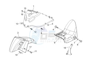 Nexus 250 e3 drawing Wheel housing - Mudguard