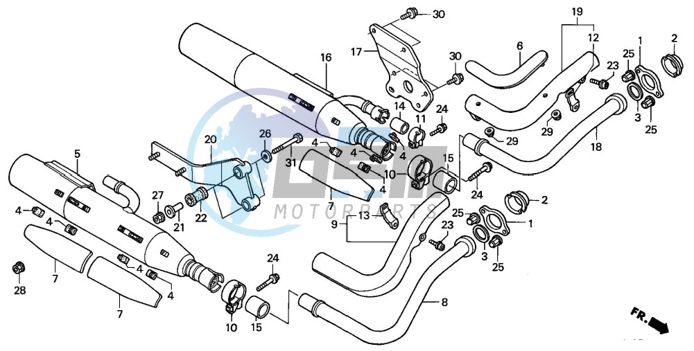 EXHAUST MUFFLER (CM)