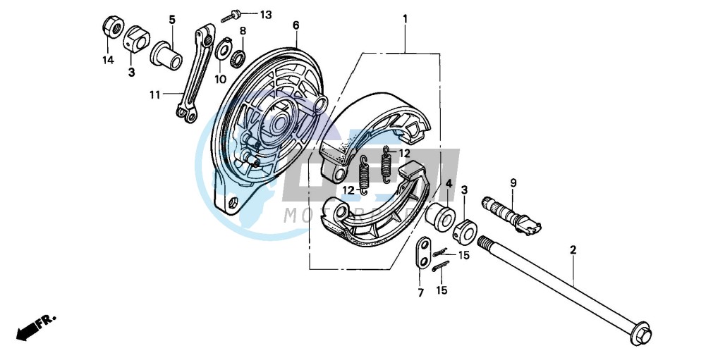 REAR BRAKE PANEL