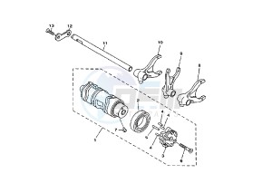 XVS DRAG STAR 1100 drawing SHIFT CAM-FORK