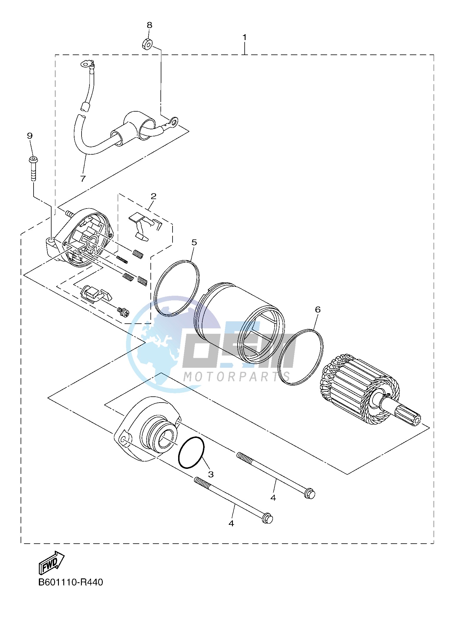 STARTING MOTOR