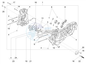 SPRINT 150 4T 3V IGET ABS E4 (NAFTA) drawing Crankcase