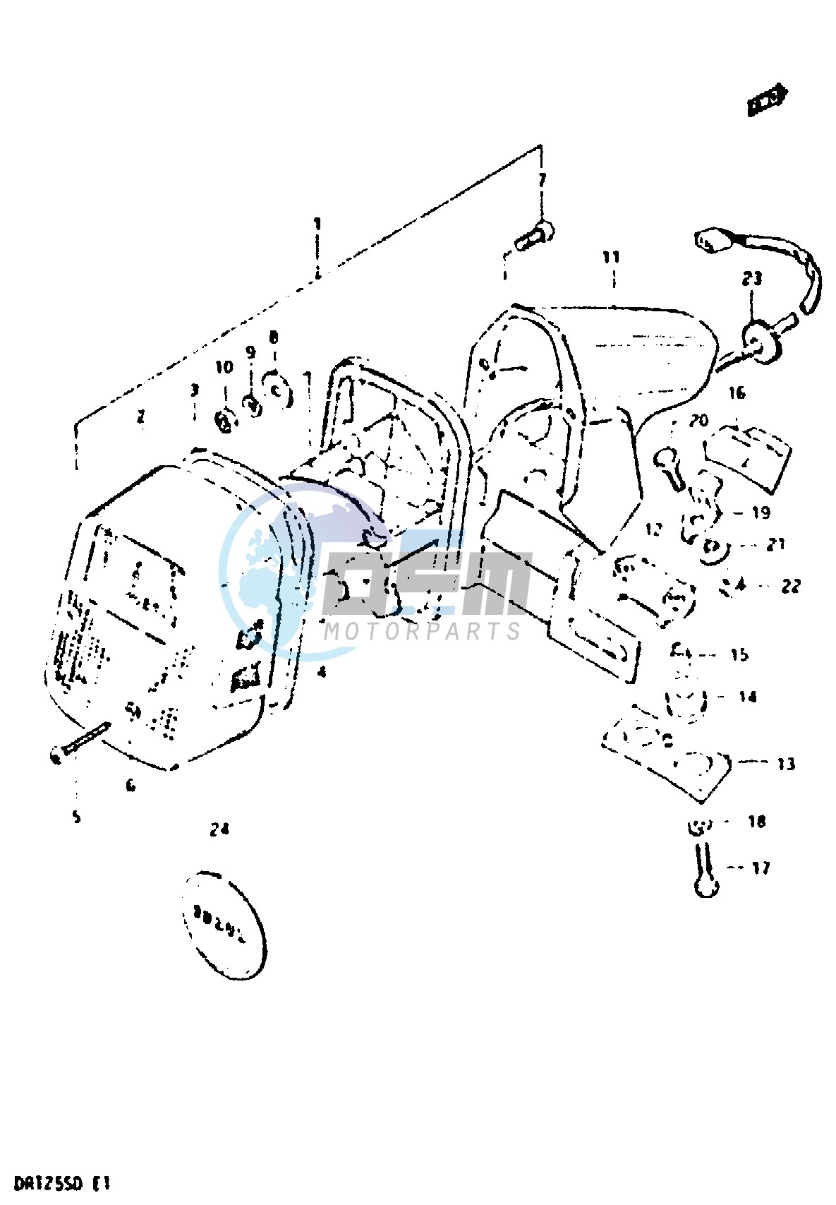 REAR COMBINATION LAMP (E2, E4, E15, E21, E25)