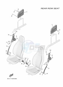 YXF1000EWS YX10FPSM (B4J2) drawing SEAT 4