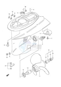 DF 25 drawing Gear Case