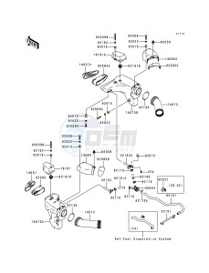 ZX 600 G [NINJA ZX-6R] (G1-G2) [NINJA ZX-6R] drawing AIR DUCT