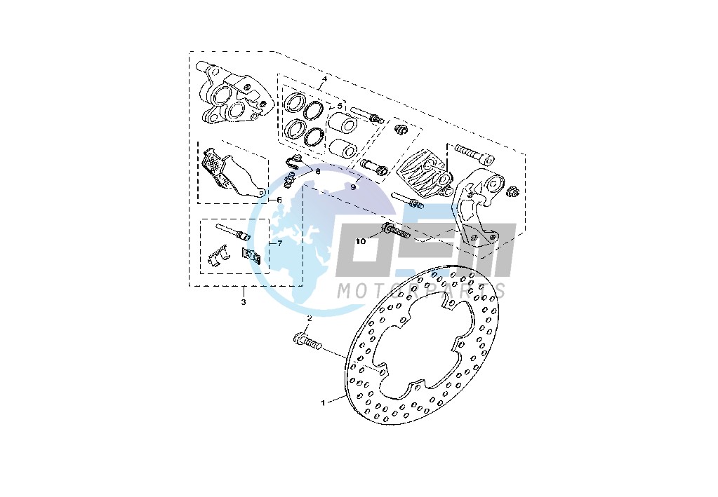 FRONT BRAKE CALIPER