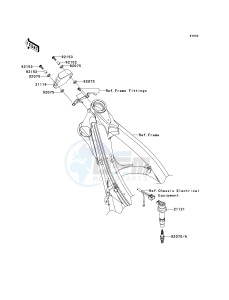 KX 250 T [KX250F] (T8F) T8F drawing IGNITION SYSTEM