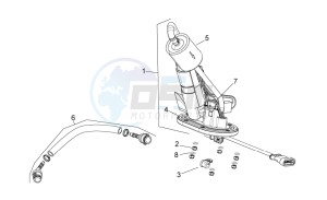 Shiver 750 drawing Fuel pump