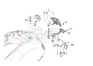 GRANTURISMO 125 drawing Tail lamp