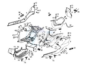 VAMOS - 50 cc drawing REAR BODY